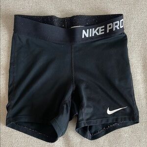 Nike Pro Black Athletic Shorts